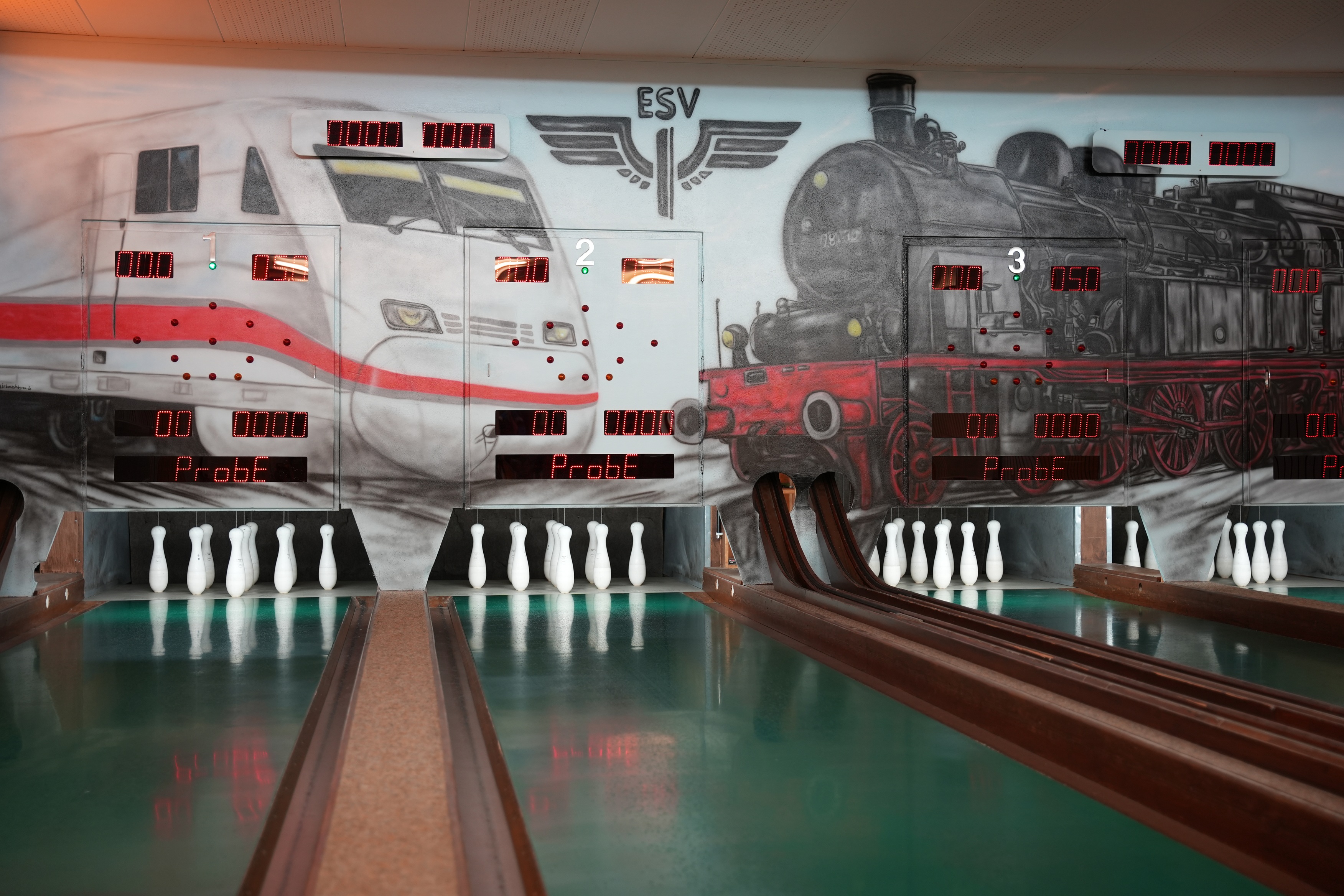 Bowling Lanes Interior